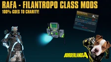 Borderlands 4 - RAFA - FILANTROPO CLASS MODS - 100% CHARITY! (PC/PS/XBOX)