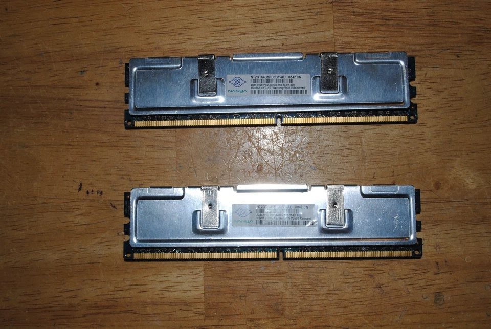 Nanya Desktop Memory 4GB 2x2GB 2RX8 PC2-6400U DDR2-800 Matched set low density - Image 3 of 3