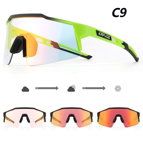 Kapvoe Revo Photochromic Cycling Sunglasses MTB Glasses Bicycle Goggles Eyewear - Picture 12 of 22
