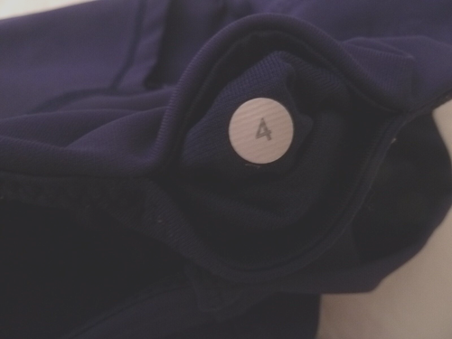 Lululemon Size 4 Girls Pants Activewear Jegging Yoga Gym Workout Navy Blue/Grape - Picture 11 of 13