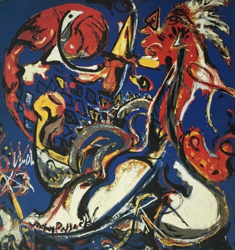 Jackson Pollock The Moon-Woman Cuts The Circle Custom Framed Print - Picture 2 of 2