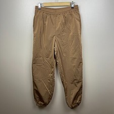 Good American Essential Track Pants Joggers Size 2 Medium Brown High Rise Nylon