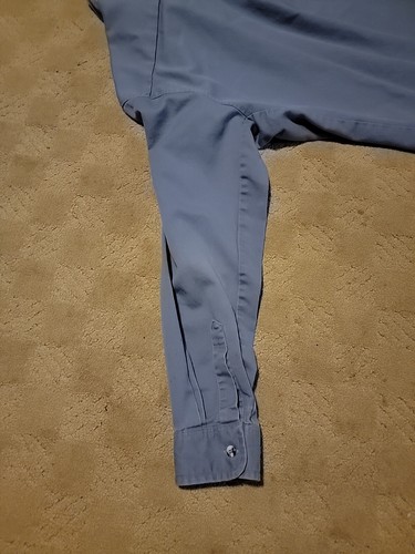 2 Bollwerk feuerfeste Schutzkleidung blau Knopf Langarm Größe L - Bild 20 von 24