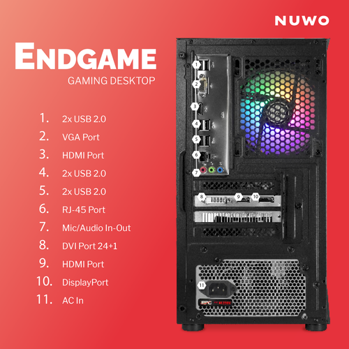 PC FISSO COMPUTER GAMING DESKTOP i5 | RAM 16GB | SSD 480GB | RX 550 4GB - Foto 3 di 8