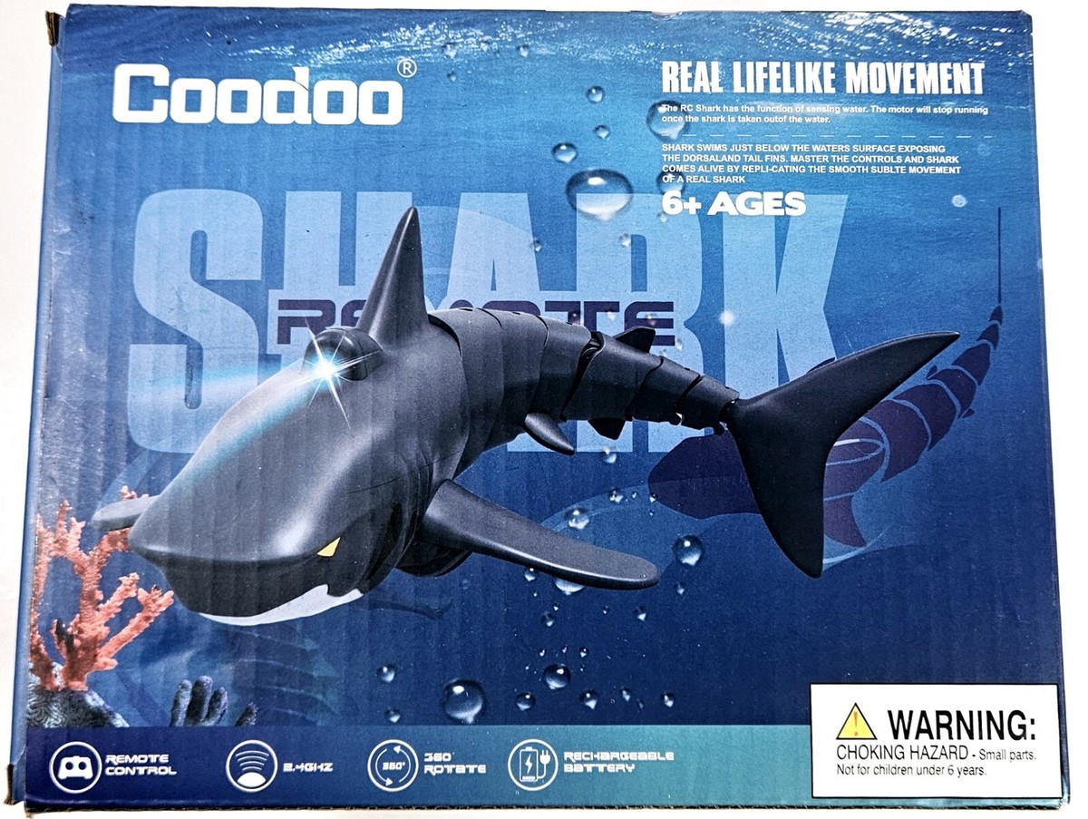 Remote Controlled Underwater Shark by Coodoo -Water Toy For