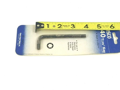 EASCO 411340C Torx Key T40 "Made In USA" - Picture 3 of 3