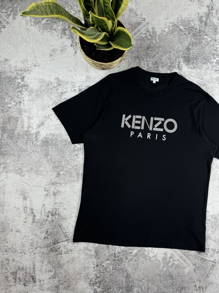 Vintage Kenzo Paris Big Logo Luxury T Shirt | eBay