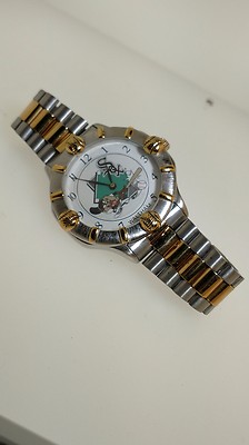 Working Waltham Cortez Tasmanian Devil Sox Baseball watch New Battery 42mm W Box Working Waltham Cortez Tasmanian Devil Sox Baseball watch  main image 4