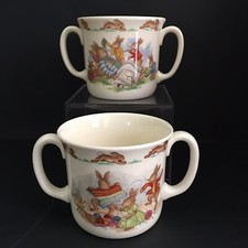 ROYAL DOULTON BUNNYKINS 2-HANDLED CHILD'S MUGS