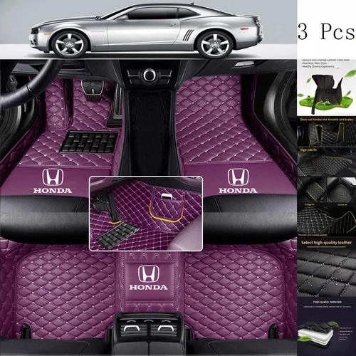 For HONDA Accord Car Floor Mats Carpet Custom FloorLiner Auto Mats 1998-2022 - Foto 18 di 43