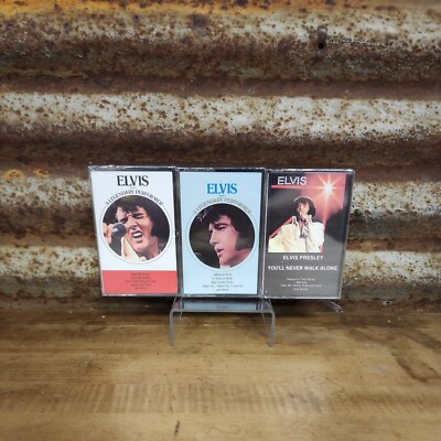 Lot Of 3 - Elvis Presley Cassettes - A Legendary Performer Vol. 1 & 2, etc.