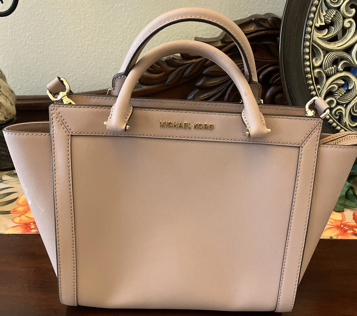 Brandi small saffiano leather messenger bag sales