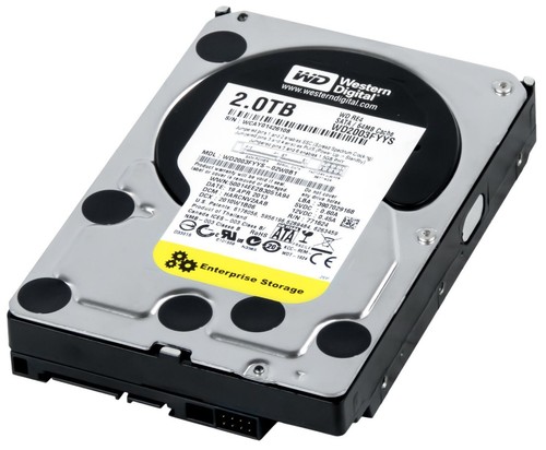 Disque Dur Western Digital RE4 WD2003FYYS Noir 2TB 7200U/Min 64MB SATA 3.5 Zoll - Photo 2/3