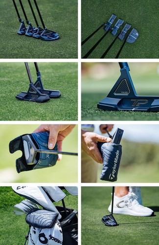 TaylorMade TP Truss Center Mid Night Blue B3TC Putter 34in KBS 120 Black Shaft - Picture 7 of 9