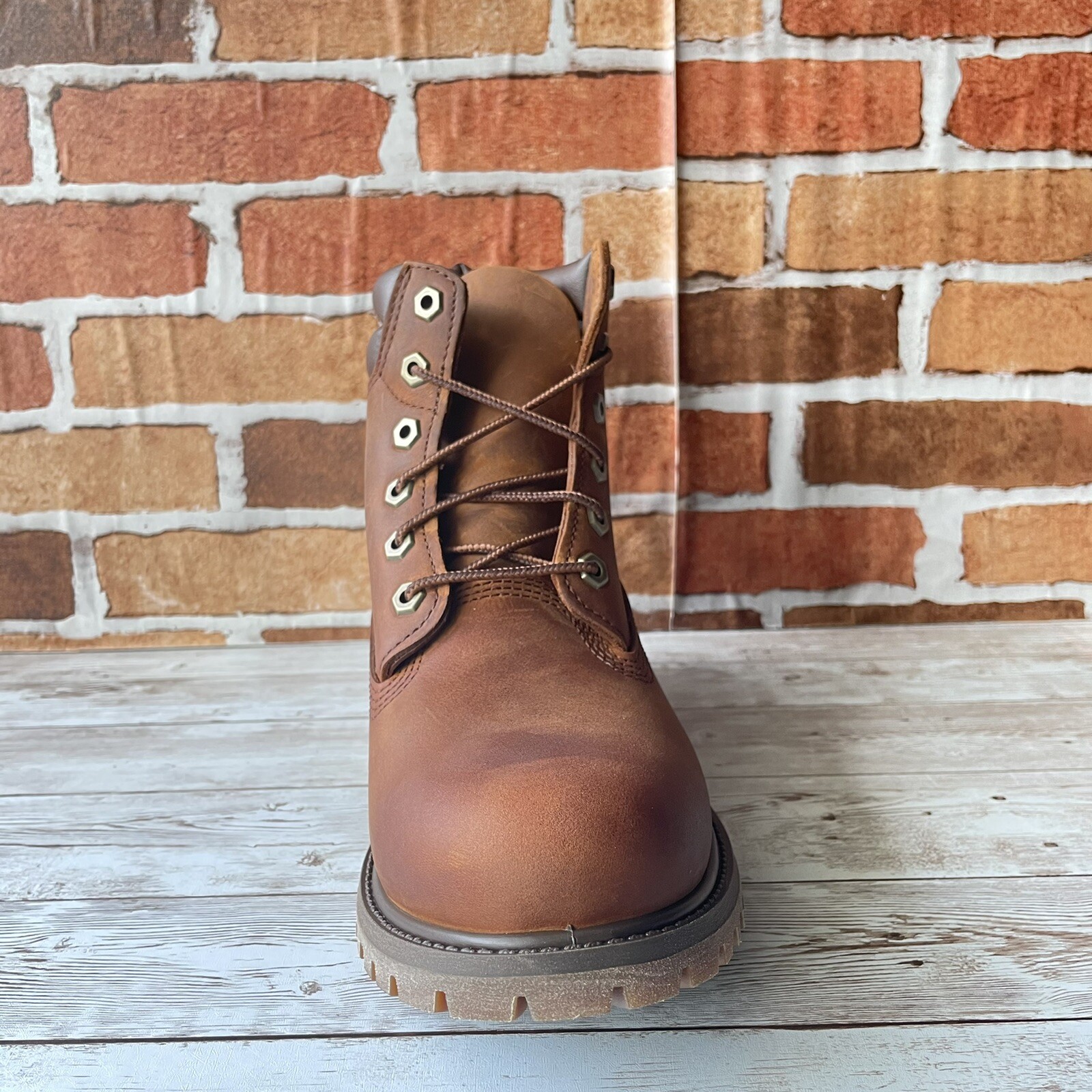 New Women's Timberland Waterville 6in WP Boot - Medium Brown, Full Grain, Size 8.5+ Box Included image 8