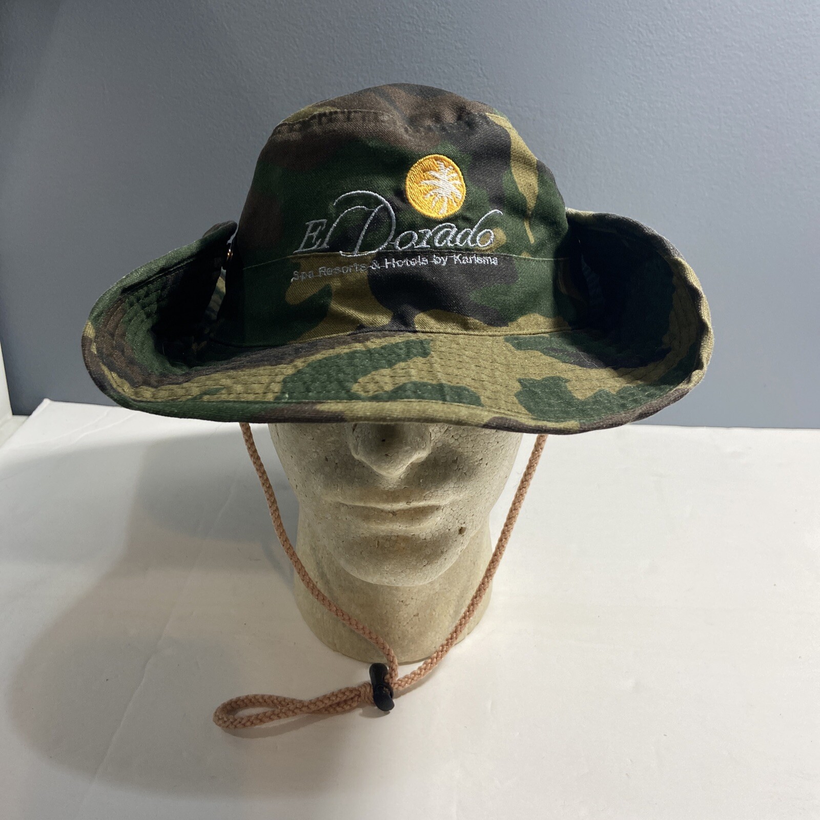 Men's Cotton Bucket Hat for Summer Fishing Camping Safari Sun Protection-image