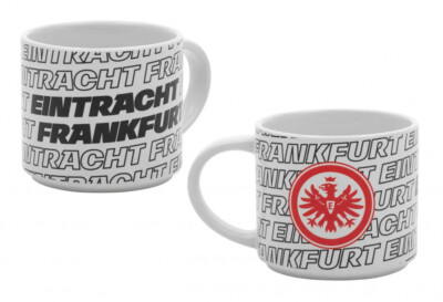 Eintracht Frankfurt Tasse - Allover - Kaffeebecher 0.4 l Kaffeetasse SGE
