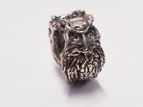 Owl Hieroglyph Ring S.M 92.5% Silver 12.2 Grams Size 6.5 - 第 3/6 張圖片