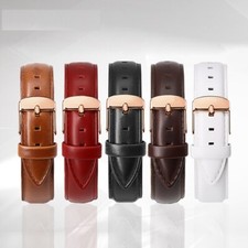 14-22mm Cow Leather Watchband Strap For DW Daniel Wellington Watch Repair Parts
