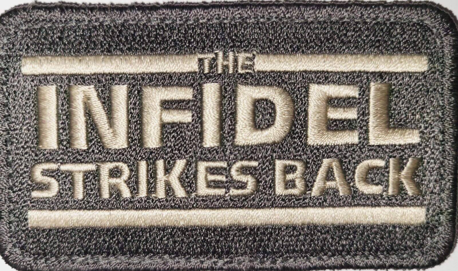 Star Wars Infidel Tactical Embroidered Patch ACU Light Grey