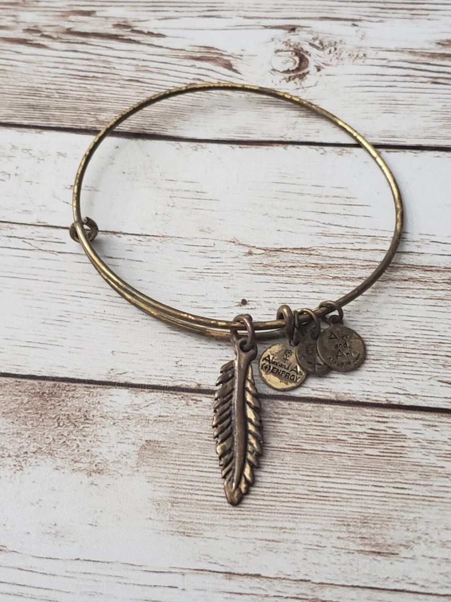 Feather charm shop bracelet