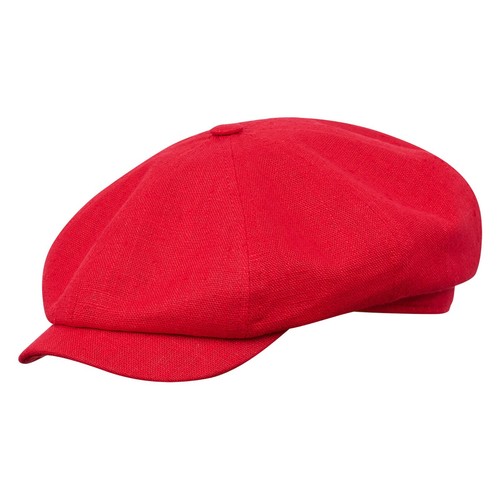 Sterkowski ROWDY Linen Summer Flat Cap Applejack Gatsby Newsboy Ivy League - Picture 19 of 21