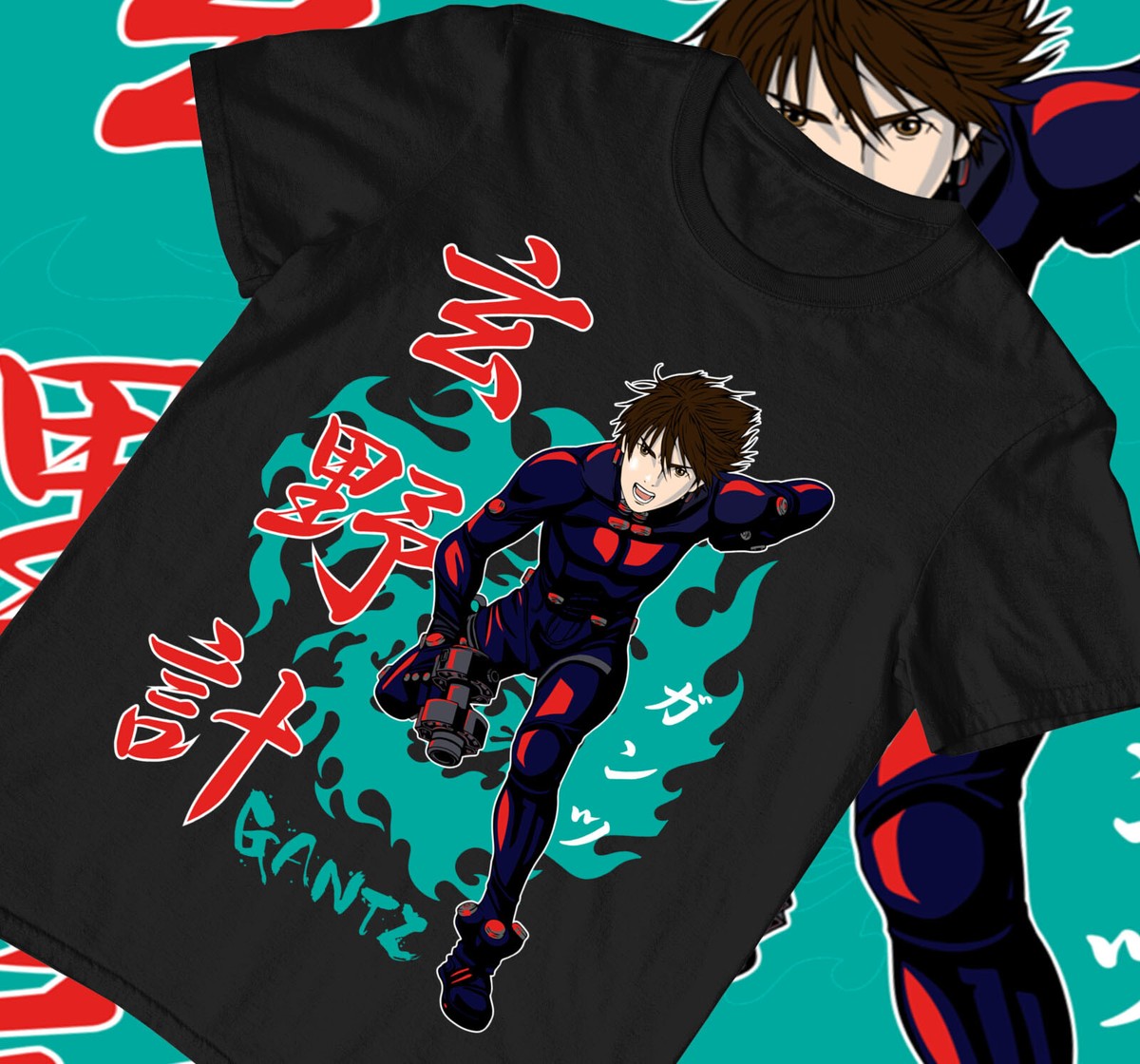 kei,kurono,gantz,anime,reika,kato,masaru,alien,team tokyo, New T 