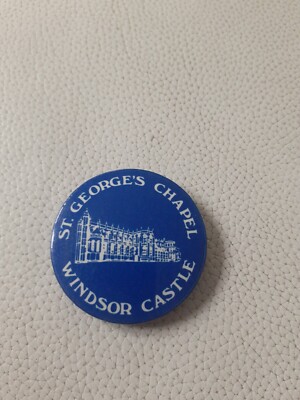 St George's Chapel Windsor Castle Vintage badge | eBay UK
