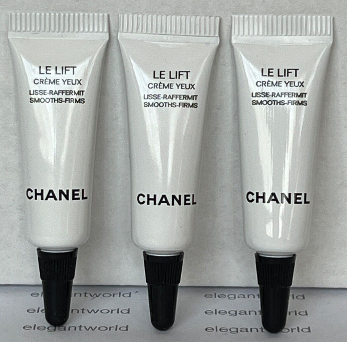 3 x Chanel Le Lift Eye Creme Yeux Cream Smooths-Firms 3ml / 0.1oz
