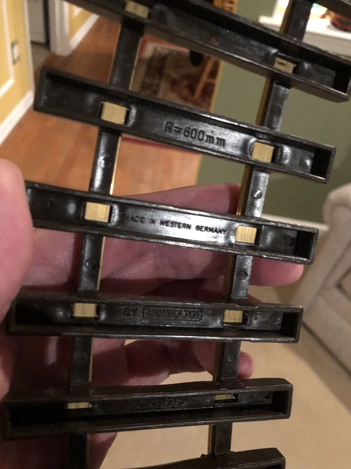 Lot of 7 Track G Lehmann Rails Curved R=600mm No.1100 West Germany - Image 3 of 3