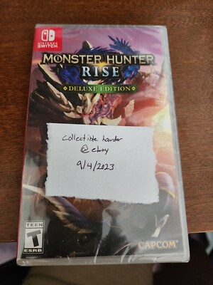 Monster Hunter Rise -- Deluxe Edition (Nintendo Switch, 2021) - FREE FAST SHIP 