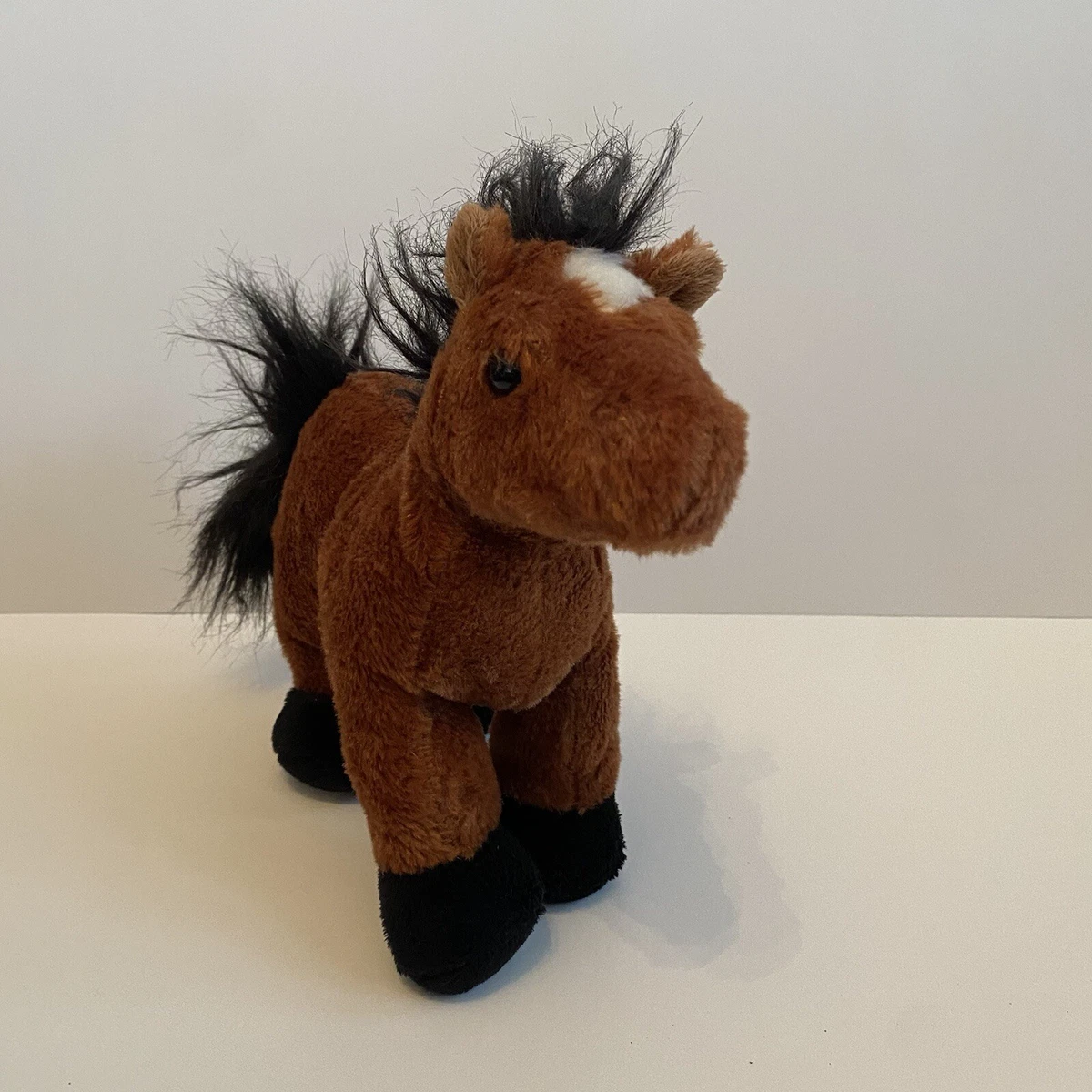 Ganz Webkinz Brown Arabian Horse Plush Stuffed Animal Soft Toy No Code