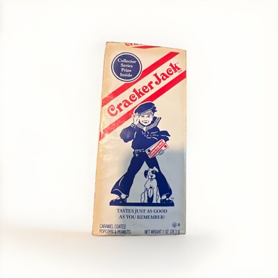 Cracker Jack Popcorn Box Collectible Sealed With Toy