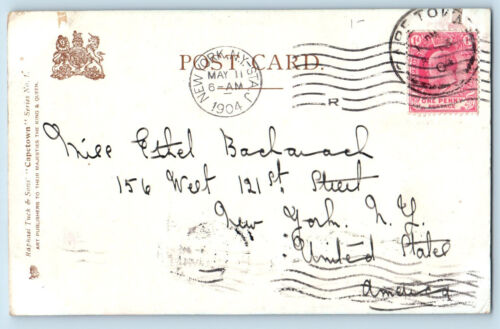 South Africa Postcard Cape Town from Kloof Nef. 1904 Capetown Tuck Art - Picture 2 of 2