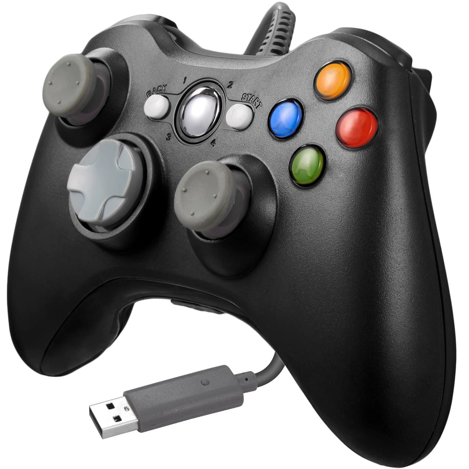 Wired Xbox 360 Controller Gamepad for Microsoft Xbox 360/ PC Windows 10 8.1 8 7 - Image 2 of 4