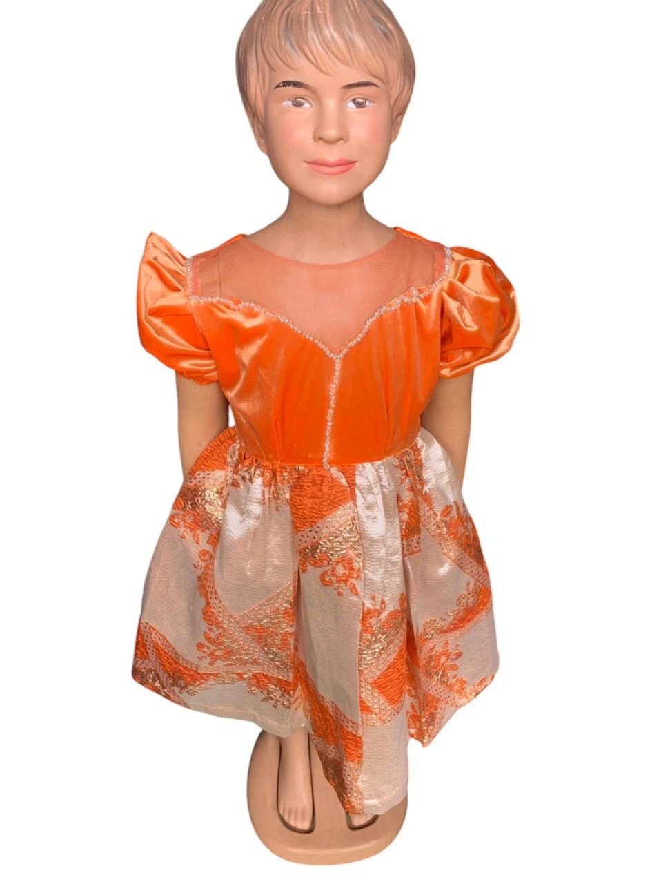African Clothing For Kids/Brocade Dress For Kids /Party Clothes For Kids