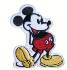 MICKEY MOUSE - Embroidered Iron-On/Sew-On Patch