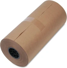 High-Volume Mediumweight Wrapping Paper Roll, 40 Lb Wrapping Weight Stock, 18" X