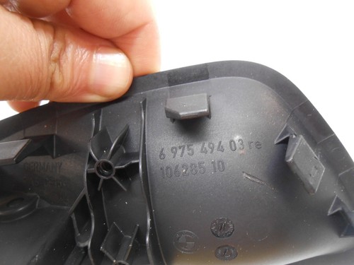 2007-13 BMW 328I, 335I, M3 Front Right Door Handle Black & Chrome OEM BD0127 - Picture 6 of 7