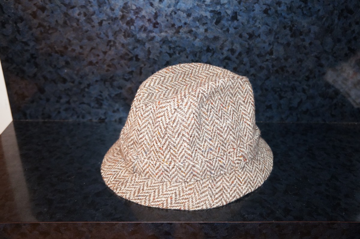 VTG. DONEGAL TWEED HAT OF IRELAND CASTLEBAR 100% Wool 