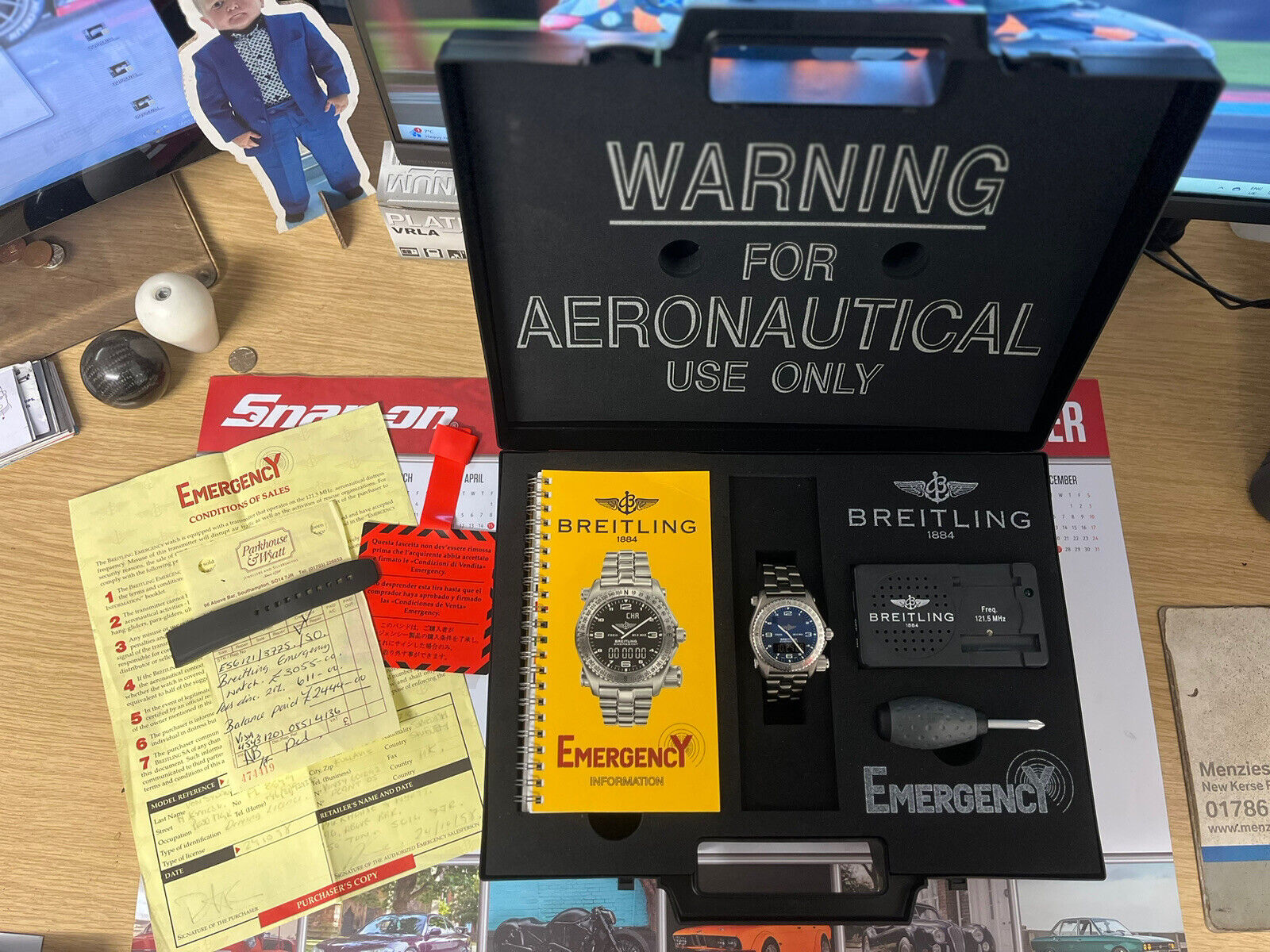 Breitling Emergency Men's Black Watch - E56121.1
