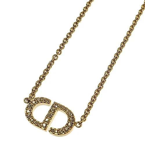 Collana Christian Dior Petit CD N2241WOMCY_D03S metallo cristallo L1 7 cm x H1 cm