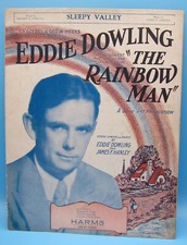 Sleepy Valley - Andrew B Sterling & James F Hanley -  Sheet Music  1929