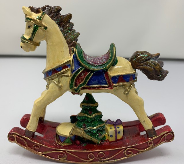 christmas rocking horse