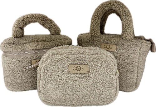 OOG teddy fur plush small bag wool shoulder bag handle bag tote bag - Picture 30 of 37