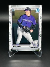 2020 Bowman Chrome Draft Sam Weatherly1st Prospect #BD-109