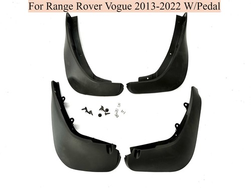 4x Front & Rear Splash Guards Mud Flaps For Range Rover Vogue 2013-2022 W/Pedal - Picture 1 of 4