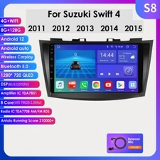 For Suzuki Swift 2011-2015 9"Android Auto Car Radio Stereo GPS CarPlay 8+128GB
