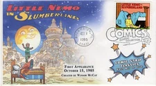 AO-3000c,1995, Comic Strip Classics, FDC, Add-on Cachet, Pictorial Postmark, Lit