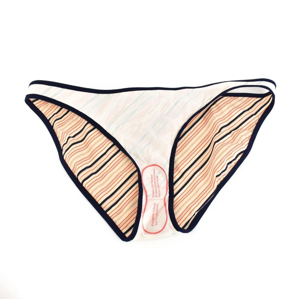 TORY BURCH "Havana": Parte inferior de bikini multicolor a rayas talla: L - se adapta a 12-14 Foto 3 de 4